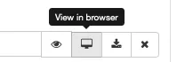 preview i browser-symbol. Skärmdump.